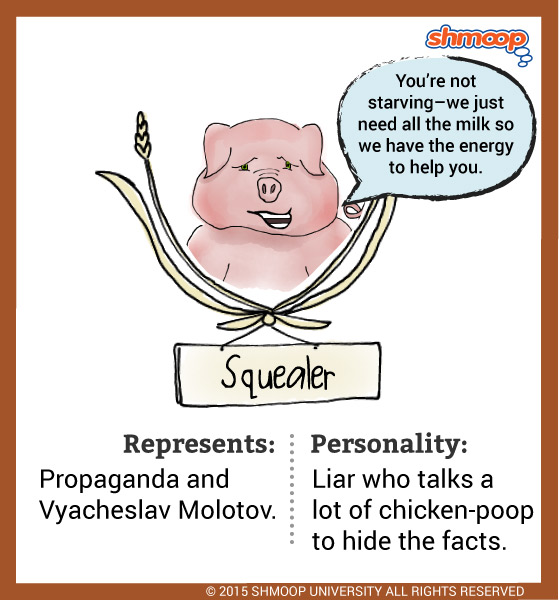 What Does Squealer Represent