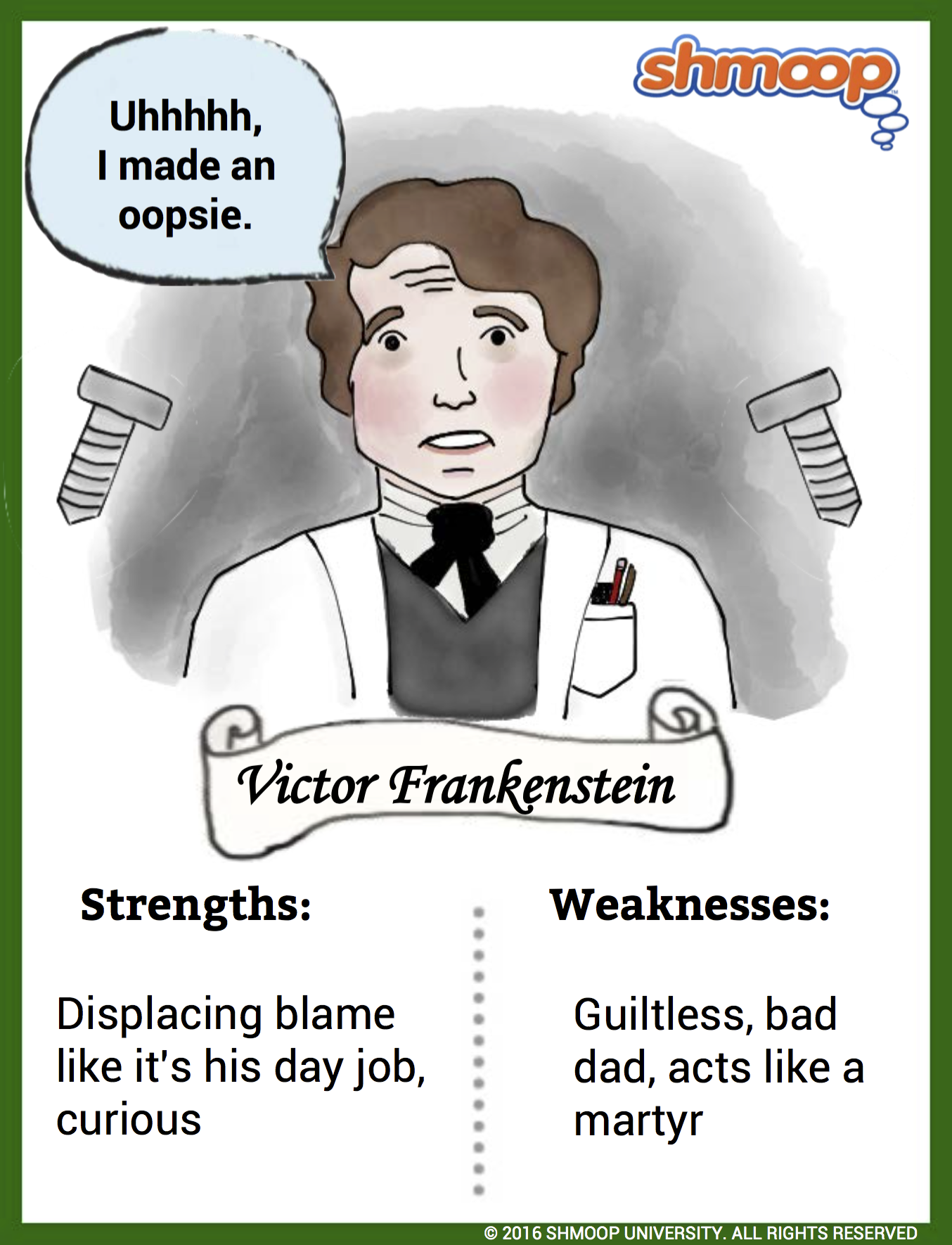 Victor frankenstein as god essay