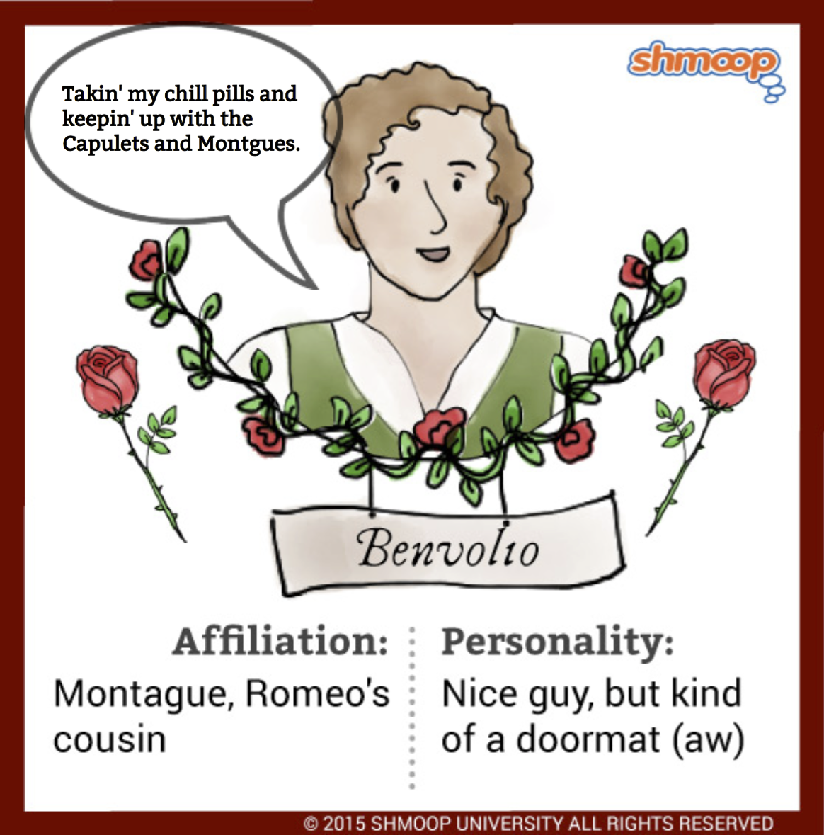 Personality traits of romeo