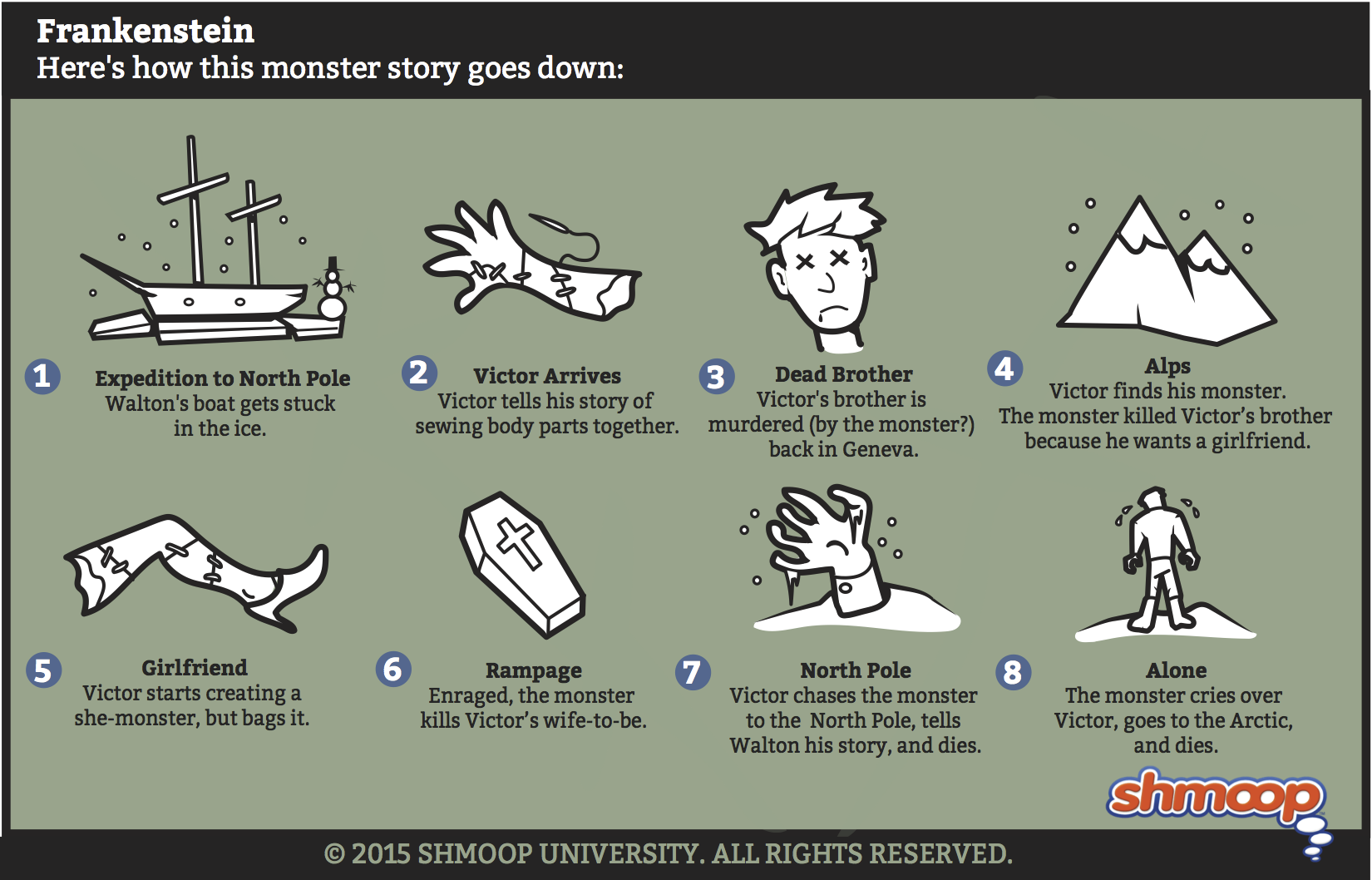 Plot Diagram Of Frankenstein