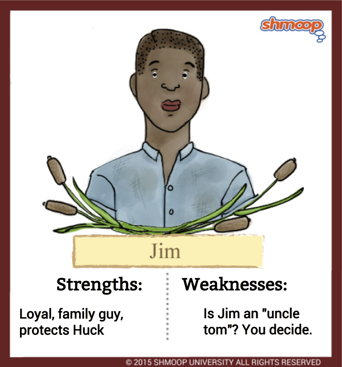 Jim in Adventures of Huckleberry Finn - Chart