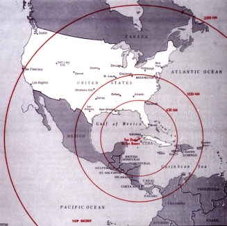 Cuban Missile Range Map