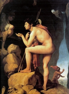 Oedipus and Sphinx, by Ingre