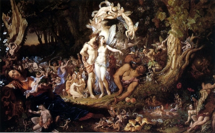 Titania and Oberon, by Paton