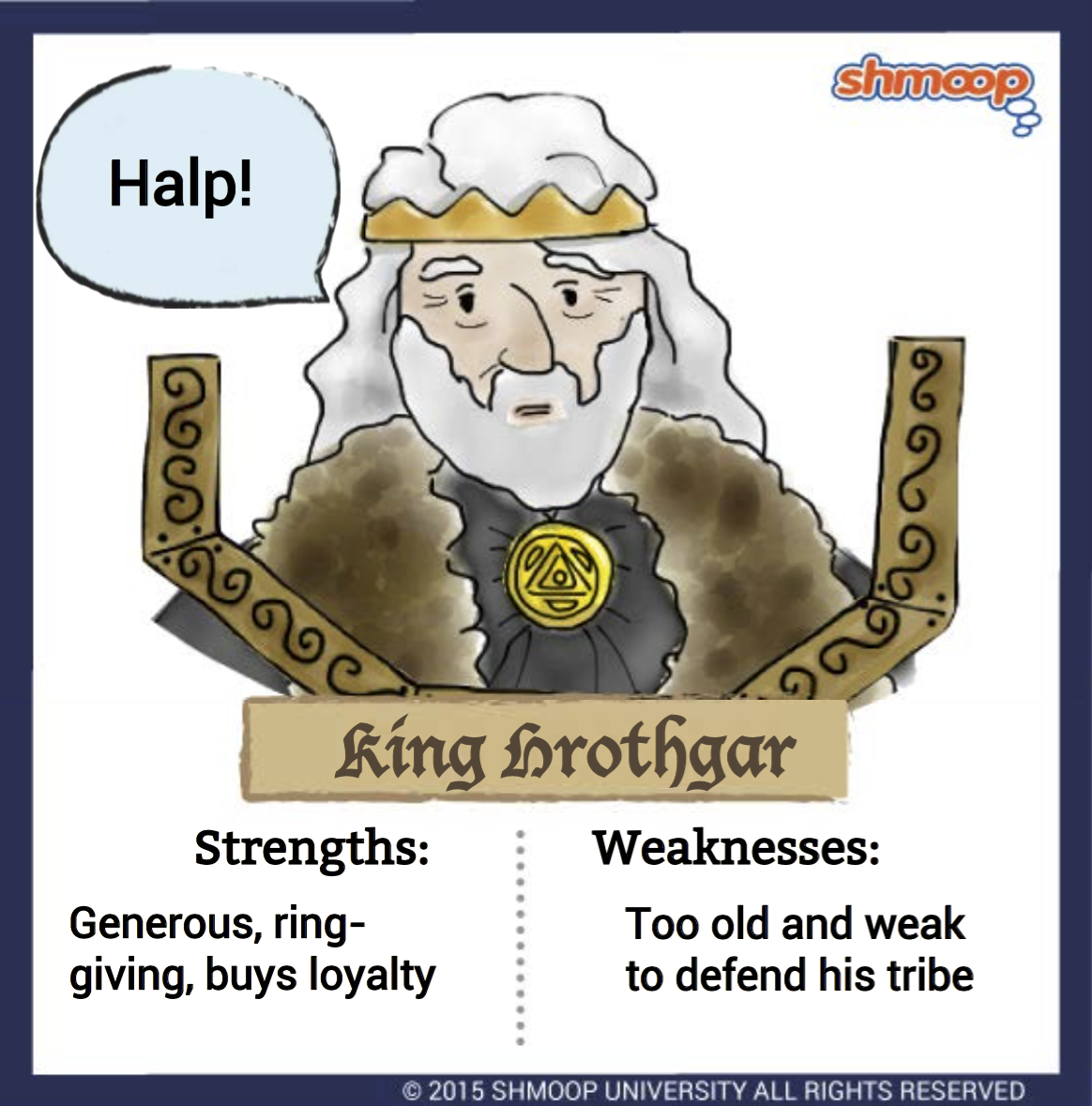 who was hrothgar in beowulf