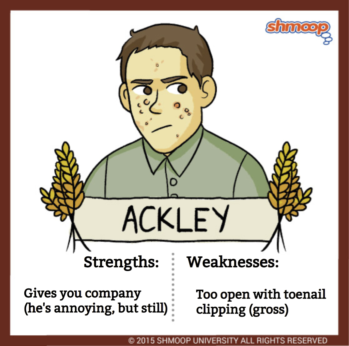 Resultado de imagen para ackley catcher in the rye