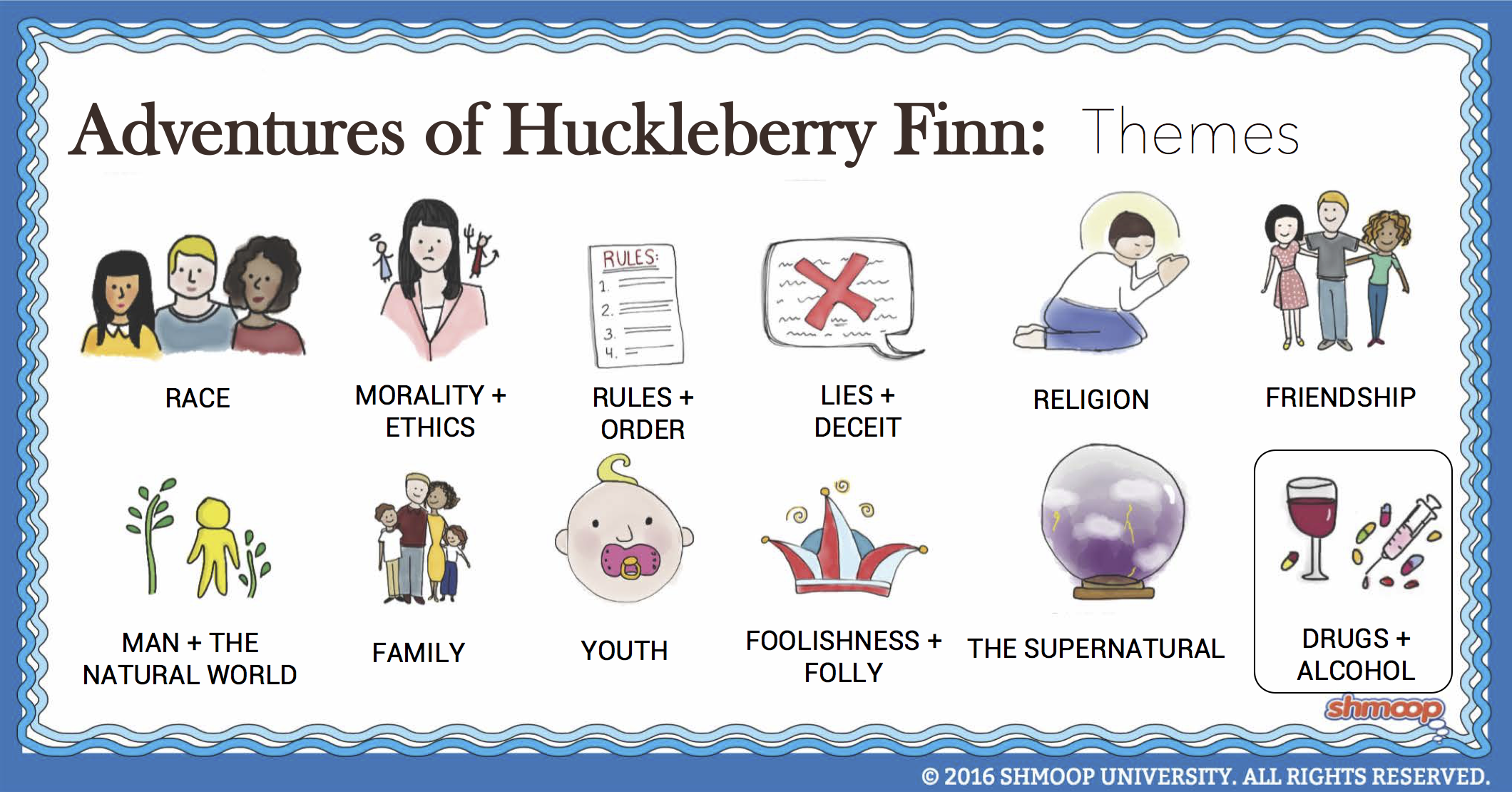 Adventures of Huckleberry Finn Theme of Drugs and Alcohol