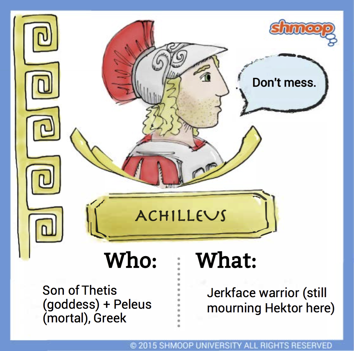 Achilleus in The Iliad Character Analysis | Shmoop