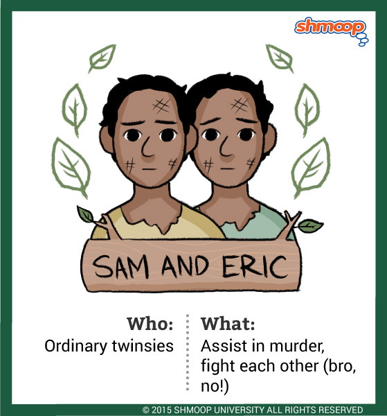 Sam and Eric in Lord of the Flies - Chart