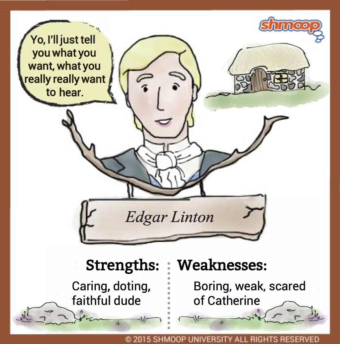 Edgar Linton in Wuthering Heights Character Analysis | Shmoop