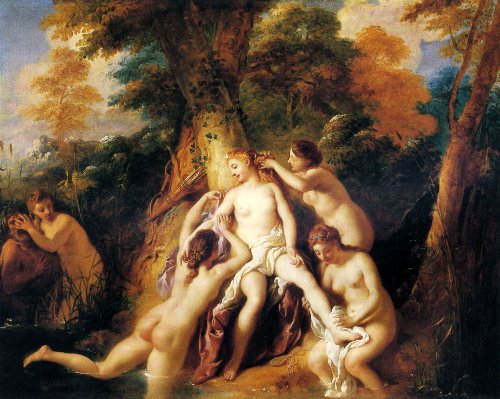 Artemis Bathing with Her Nymphs