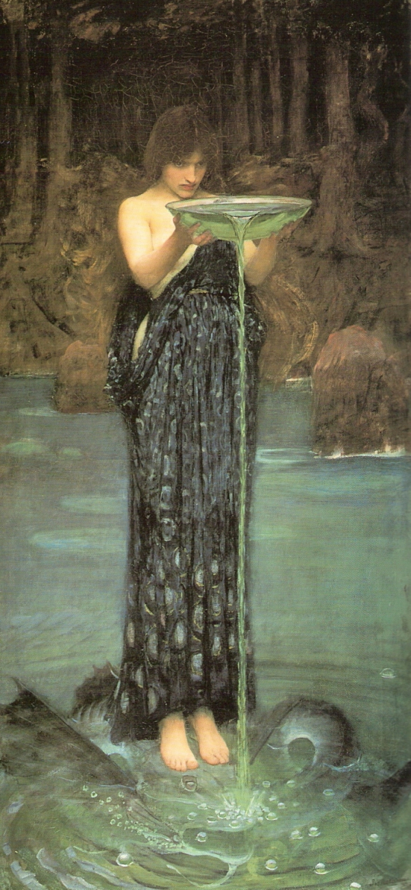 circe odyssey waterhouse john william painting