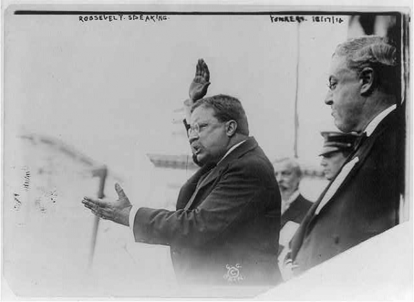 Roosevelt Speaking, 1912