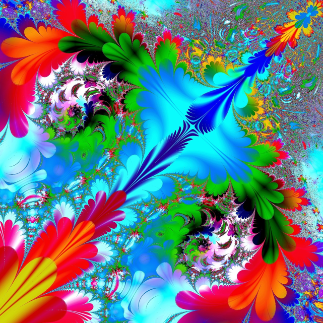 A psychedelic fractal.